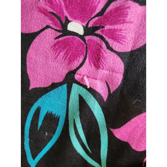 Women's Unbranded Floral Harem Jumpsuit With Side Slit One Size Fits All - Picture 10 of 12